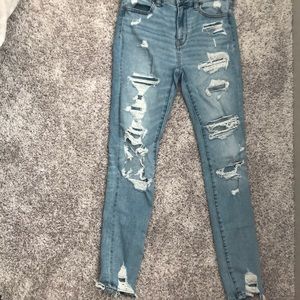 American eagle, size 4 light denim